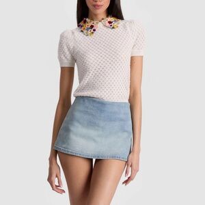 New Alice and Olivia Mace mini skort